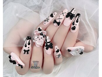 ゴテかわ(GOTE KAWA)/チョコネイル、バレンタイン