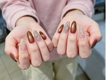 センシー ネイル スタジオ(Sensy Nail Studio)/大人可愛いブラウン