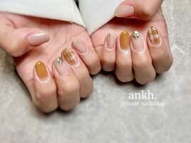 チェックネイル