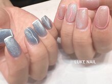 ルークネイル 恵比寿店(LUKE NAIL)/マグネットニュアンス　ちぐはぐ