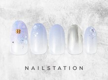ネイルステーション アトレ川崎店(NAIL STATION)/フラワーネイル／パラジェル