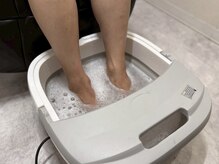 ネイルメン(NAIL MEN)/１．フットバスで温浴