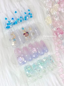 ファラウェイネイル(Faraway nail)/定額コース☆カラー変更◎