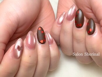 バレンタインネイル♪