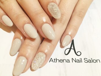 ネイルサロン アテナ(Athena)/ワンカラー&クリスタルピクシー