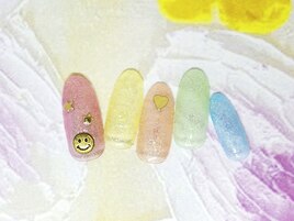 カラフルネイル　メタル