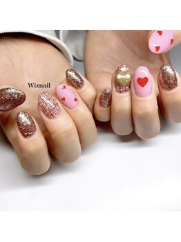 ウィズネイル(Wiznail)/ツイード×ハート