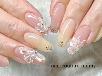 ミミィー(mimiy)/ぷっくり綺麗めフラワーネイル☆