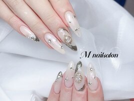 メタリックネイル｜ホワイト