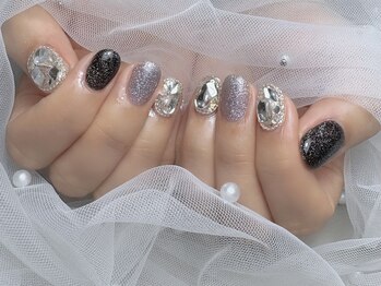 モナート(Monart)/クール系埋め尽くしネイル