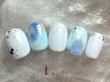 アイネイルズ 町田店(I nails)/ニュアンス水彩ネイル7480円