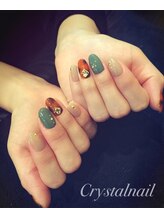 クリスタルネイル ボンベルタ橘店(CRYSTAL NAIL)/べっ甲ネイル