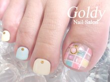 ネイルサロン ゴールディ(NAIL SALON GOLDY)/FOOT華やかアートコース
