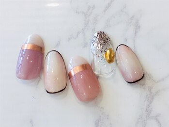 グリッター(GLITTER)/ツートンフレンチ