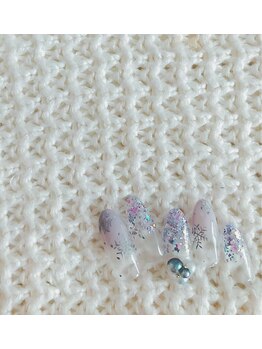 爪ソウシャイン(爪 SO SHINE)/冬ネイル★