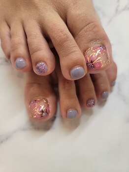 レピ(RePi)/フットお花デザイン