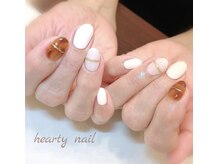 ハーティーネイル hearty nail 溝の口店/べっ甲×リングネイル