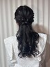 洋装ヘアセット¥3000(営業時間外は＋¥1000)お問い合わせ下さい★