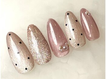 定額シンプル大人上品ネイル