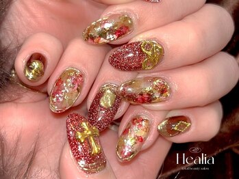 ヒーリア 都島(Healia)の写真/【冬こそ指先にきらめきを*】"シンプル～華やかまで"毎月選べる定額アートデザインをご用意◎