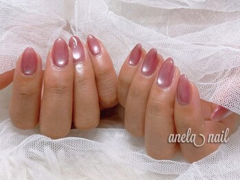 アネラネイル(anela nail)の写真/【写真：マグネットネイル6980円】豊富なカラーご用意◎お手元から上品を演出いたします♪