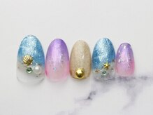 池袋ネイルサロン イイネイル(Ee-Nail)/リゾート海ネイル初回￥7500