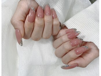 08ネイル(08 nail&school)/ガラスフレンチ☆