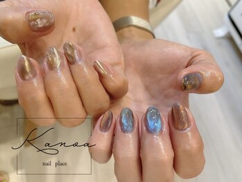 カノアネイルプレイス(KANOA nail place)/アシンメトリー×ニュアンス
