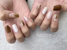 秋のニュアンスネイル