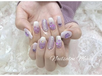 ネイルサロン ミュウ 池袋店(nailsalon Myuu)/ハートホロネイル♪