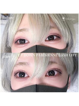 スウィートアイズ(Sweet eyes)/up down パリジェンヌラッシュ