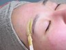 【眉毛と顔WAXのWコース】ハリウッドブロウリフト＋フェイシャルワックス　