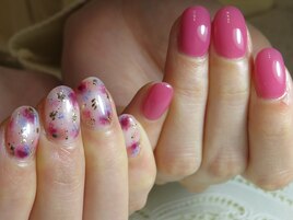 押し花ネイル