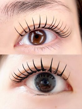 アンベリイルラッシュ(Embellir Lash)の写真/人気*エクパーマ《LEDマツエク×まつげパーマ》24時間キレイな上向きが続く!束感まつ毛が自宅でも簡単に♪
