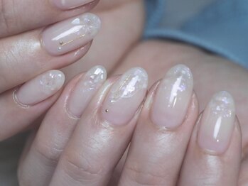 ネイルズ バイ ユイ 外苑前(Nails by Yui)/シェルニュアンスネイル