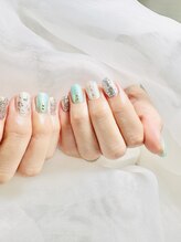 サンバイエム(#3/M)/担当Yukino定額デザインネイル