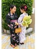 浴衣着付け＆ヘアセット　7000円　夏祭り♪イベント等♪