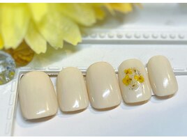 可憐に押し花ネイル♪