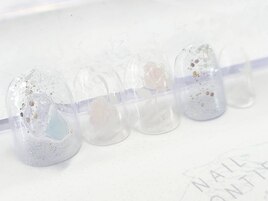 クリア薔薇ネイル8980円～