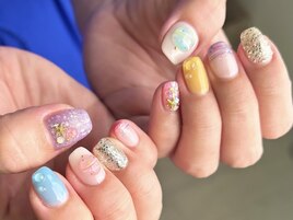カラフルヨーヨーネイル