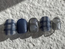 ネイビーネイル