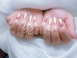 キラキラミラーネイル