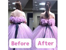 ボディキュア ブライダル美容整体 大阪梅田/華奢見えでドレス映え/大阪