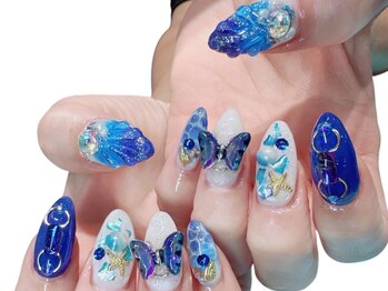 グローネイルズ(Glow Nails)の写真/スカルプが得意なサロンで、あなたの手元を美しく変身させませんか♪魅力的な手元を手に入れましょう☆