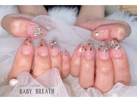 持込デザイン☆キラキラネイル