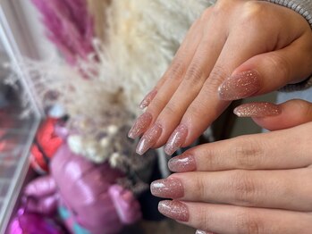 キラキラフラッシュネイル♪