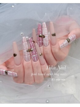 スーパーロング春ネイル