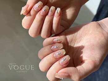 ザ ヴォーグ(the VOGUE)の写真/【JNA認定講師が担当】丁寧でハイセンスなジェルネイル。美しいフォルムは一瞬で虜！（フィルイン対応）