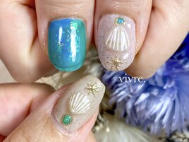 手書き/シェル/粘土ジェル