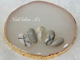 大理石ネイル